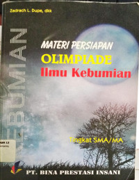 Image of Materi persiapan Olimpiade ilmu kebumian tingkat Sma/ma
