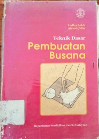 Image of Teknik dasar pembuatan busana