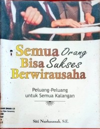 Image of Semua orang bisa sukses berwirausaha