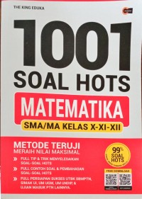 Image of 1001 Soal Hots matematika SMA/MA kelas X, XI, XII