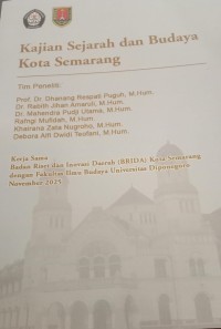 Image of Kajian Sejarah Dan Budaya Kota Semarang